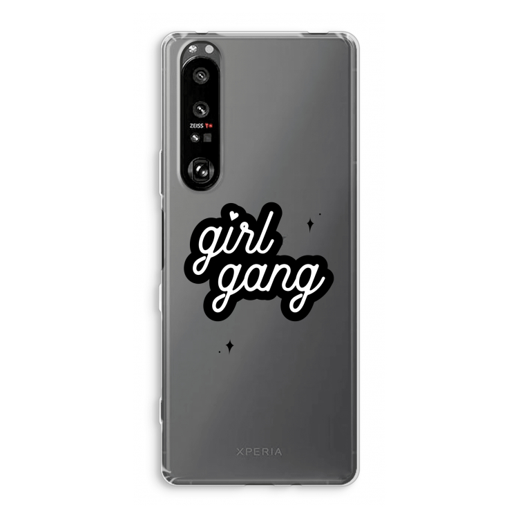 Girl Gang: Sony Xperia 1 III Transparant Hoesje