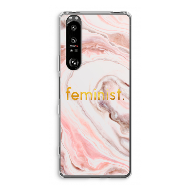 Feminist: Sony Xperia 1 III Transparant Hoesje