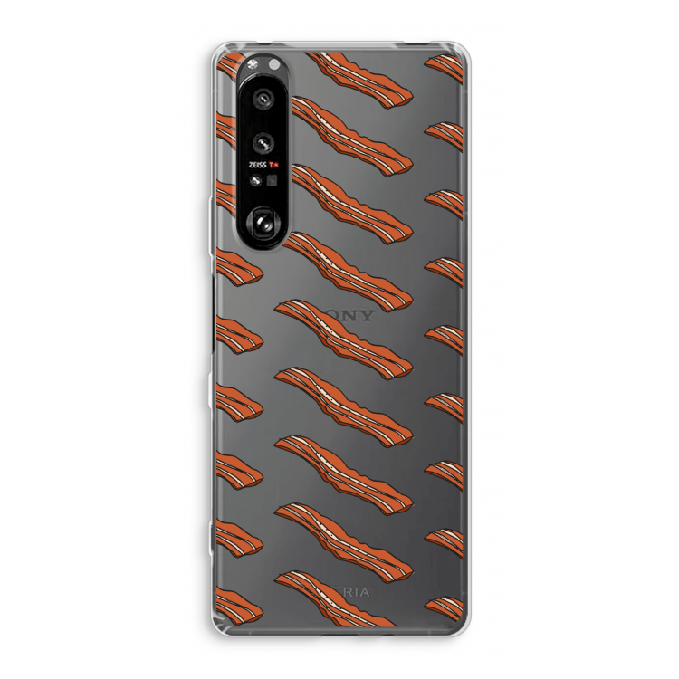 Bacon to my eggs #2: Sony Xperia 1 III Transparant Hoesje