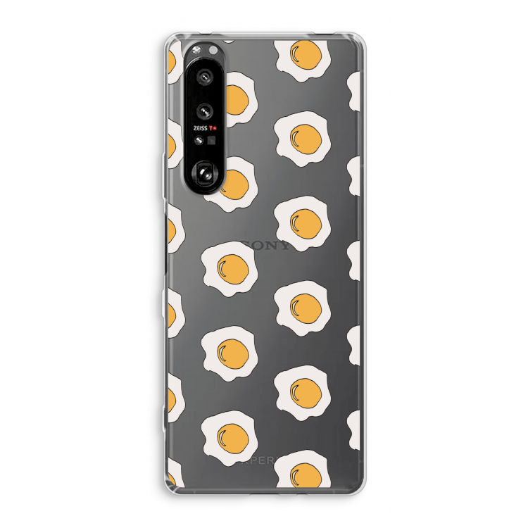 Bacon to my eggs #1: Sony Xperia 1 III Transparant Hoesje