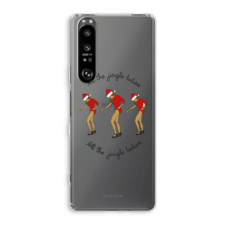 Jingle Ladies: Sony Xperia 1 III Transparant Hoesje