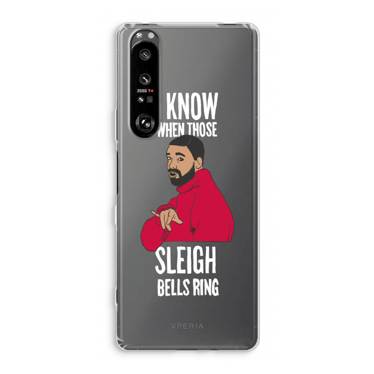 Sleigh Bells Ring: Sony Xperia 1 III Transparant Hoesje