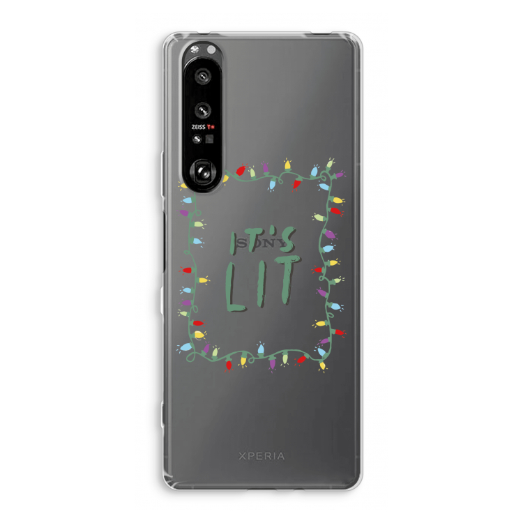 It's Lit: Sony Xperia 1 III Transparant Hoesje