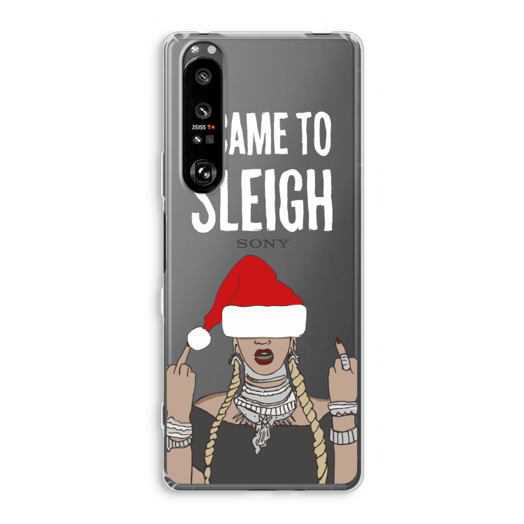 Came To Sleigh: Sony Xperia 1 III Transparant Hoesje