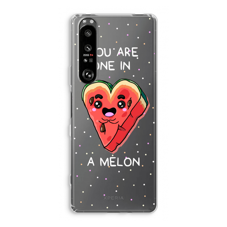 One In A Melon: Sony Xperia 1 III Transparant Hoesje