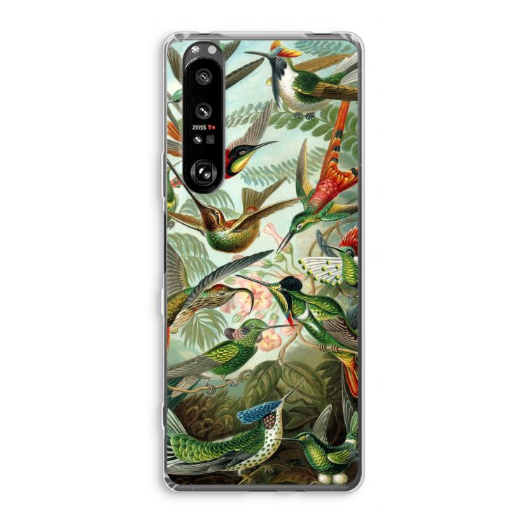 Haeckel Trochilidae: Sony Xperia 1 III Transparant Hoesje