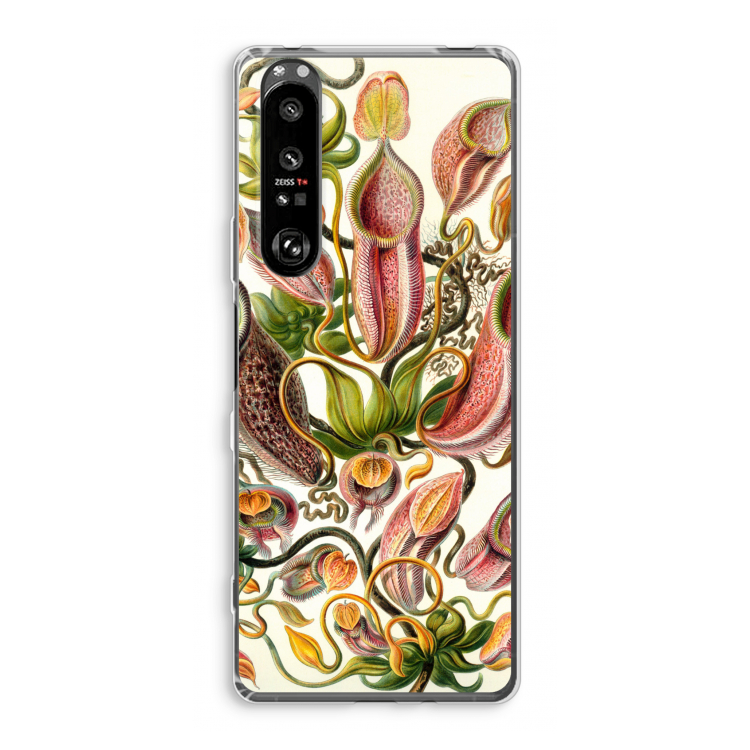 Haeckel Nepenthaceae: Sony Xperia 1 III Transparant Hoesje