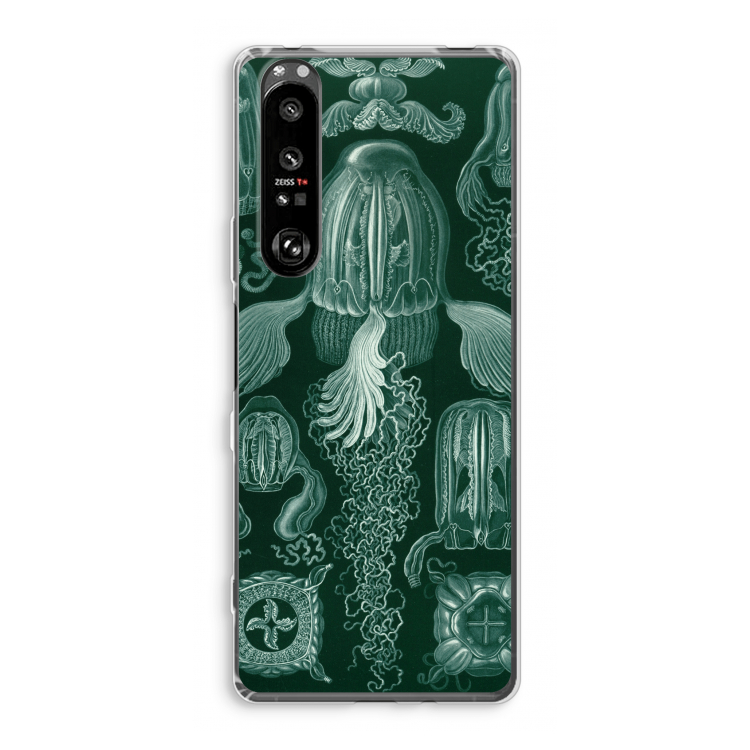 Haeckel Cubomedusae: Sony Xperia 1 III Transparant Hoesje