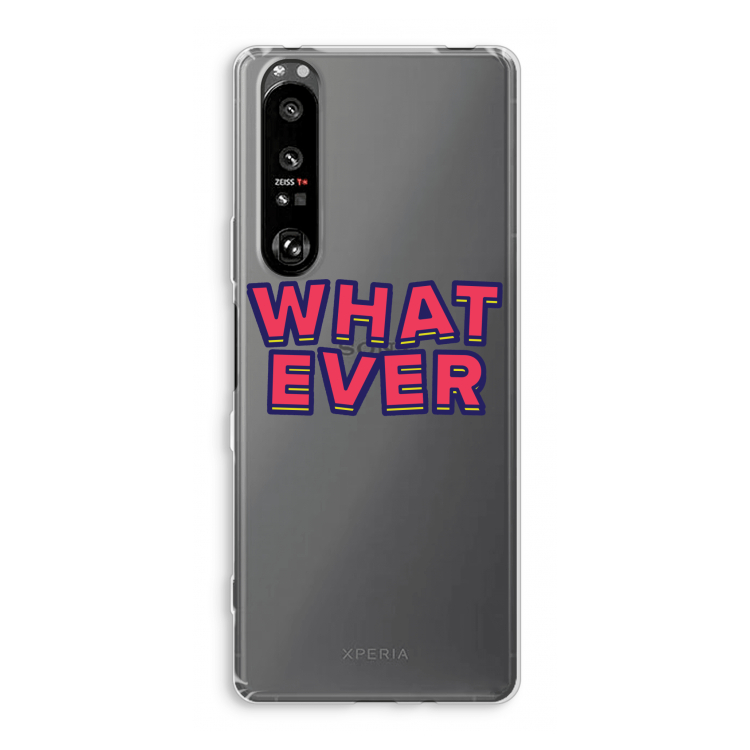Whatever: Sony Xperia 1 III Transparant Hoesje