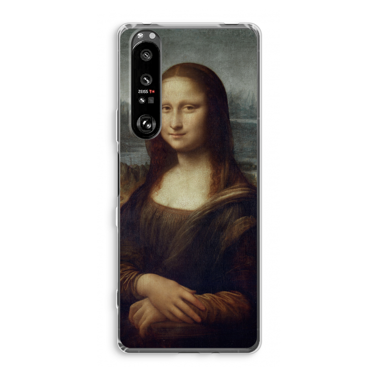 Mona Lisa: Sony Xperia 1 III Transparant Hoesje