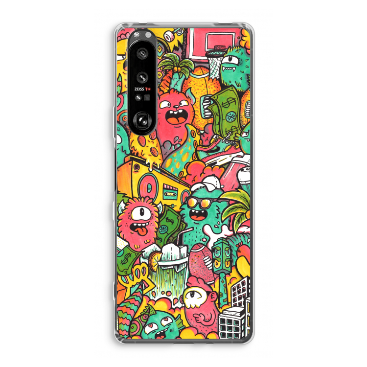 Vexx City: Sony Xperia 1 III Transparant Hoesje