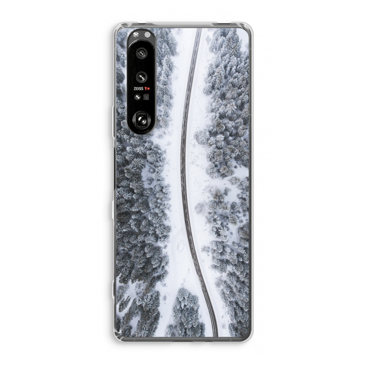 Snøfall: Sony Xperia 1 III Transparant Hoesje