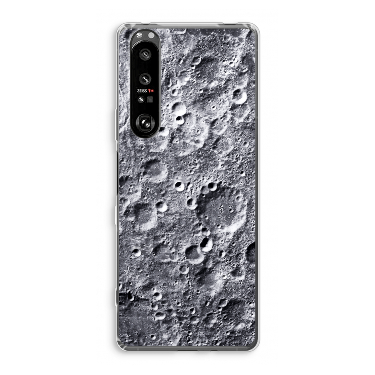 Maanlandschap: Sony Xperia 1 III Transparant Hoesje