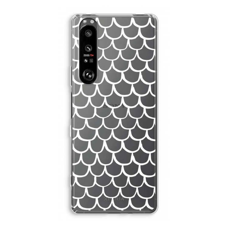 Dakpannetjes: Sony Xperia 1 III Transparant Hoesje