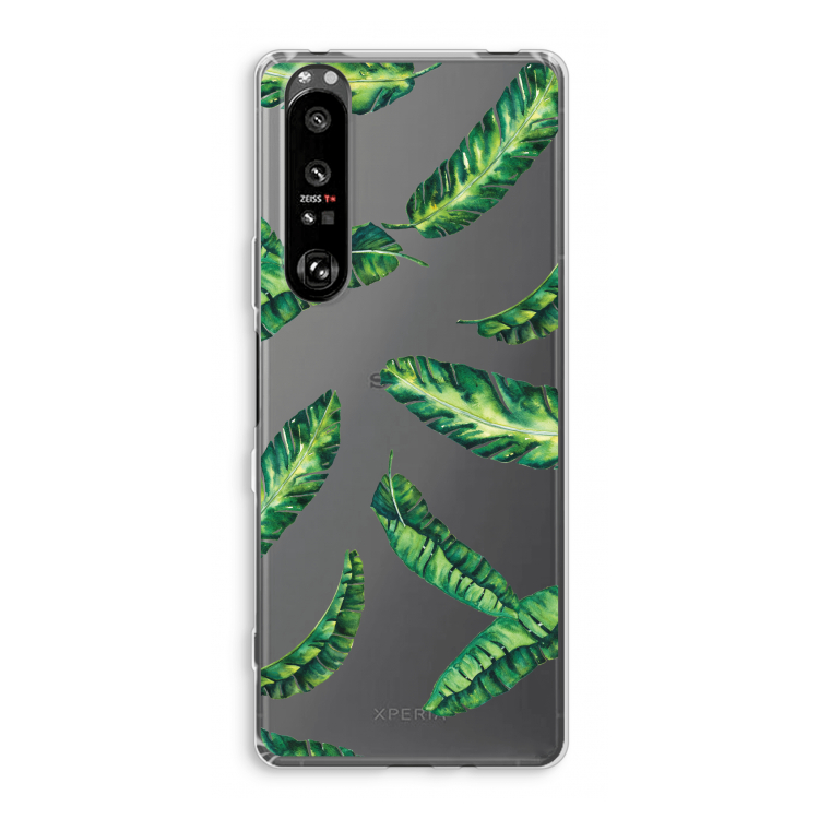 Lange bladeren: Sony Xperia 1 III Transparant Hoesje