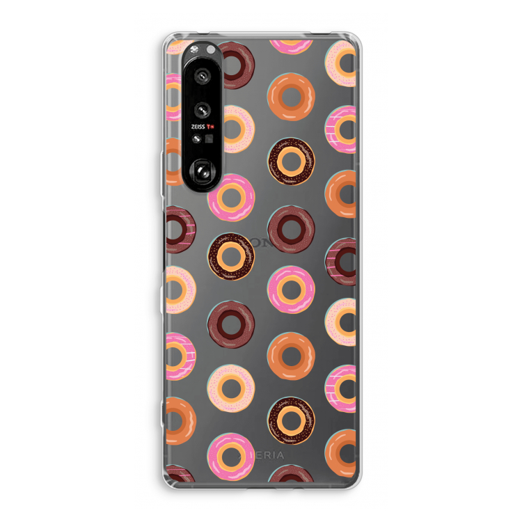 Donuts: Sony Xperia 1 III Transparant Hoesje