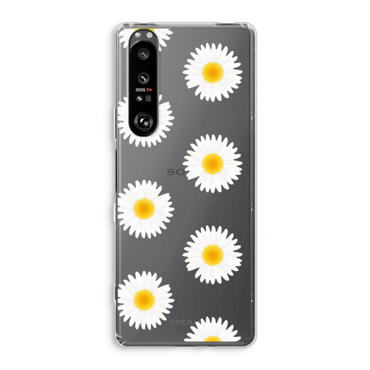 Margrietjes: Sony Xperia 1 III Transparant Hoesje