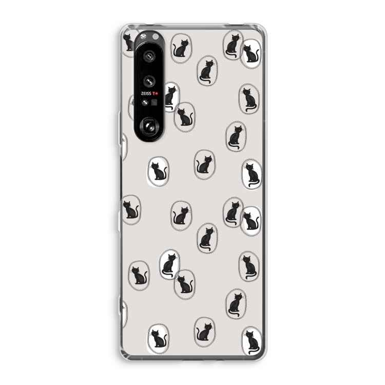 Miauw: Sony Xperia 1 III Transparant Hoesje