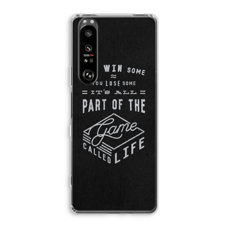 Life: Sony Xperia 1 III Transparant Hoesje