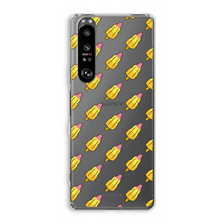 Waterijsjes: Sony Xperia 1 III Transparant Hoesje