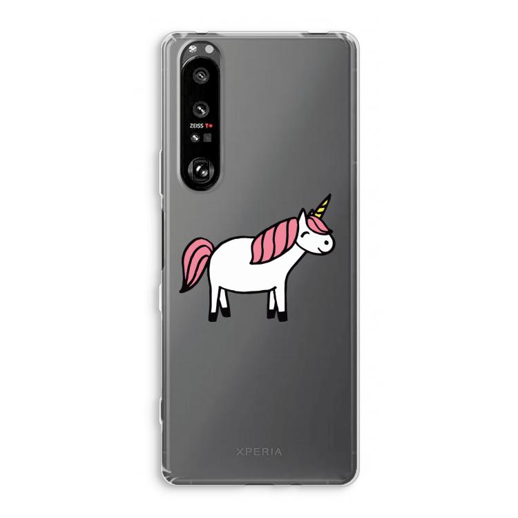 Eenhoorn: Sony Xperia 1 III Transparant Hoesje