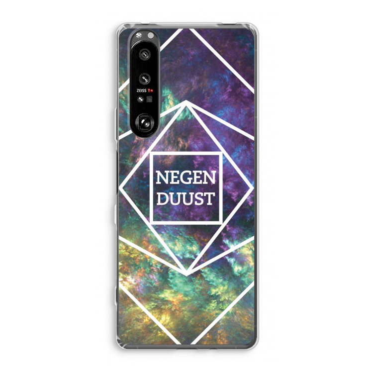 Negenduust ruimte: Sony Xperia 1 III Transparant Hoesje