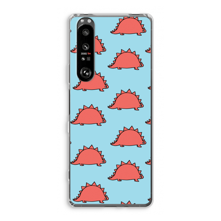 Dinosawrr: Sony Xperia 1 III Transparant Hoesje