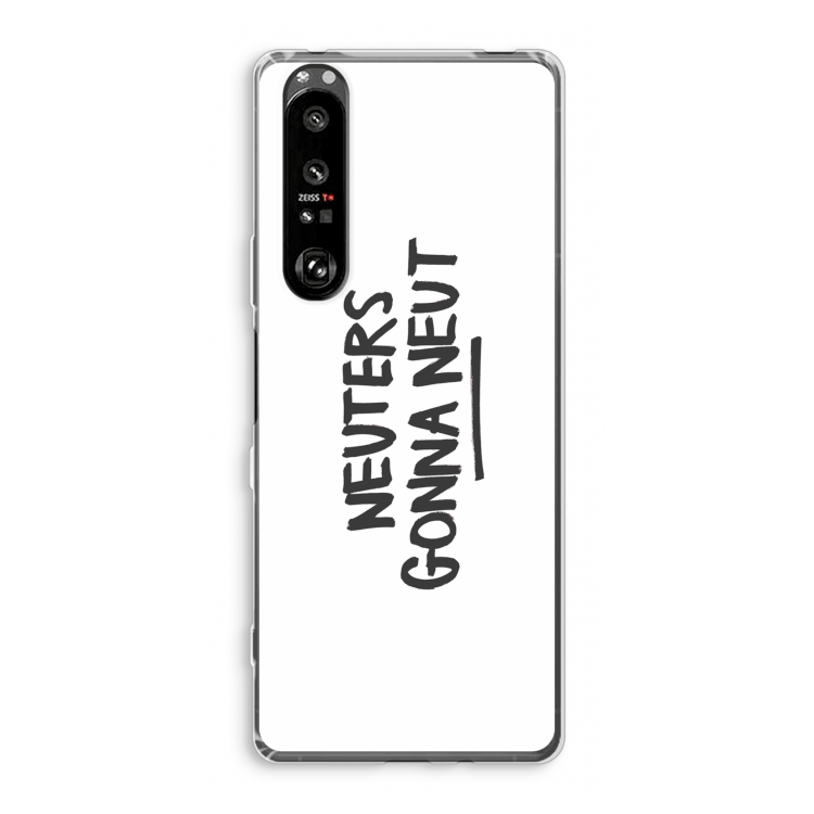Neuters: Sony Xperia 1 III Transparant Hoesje