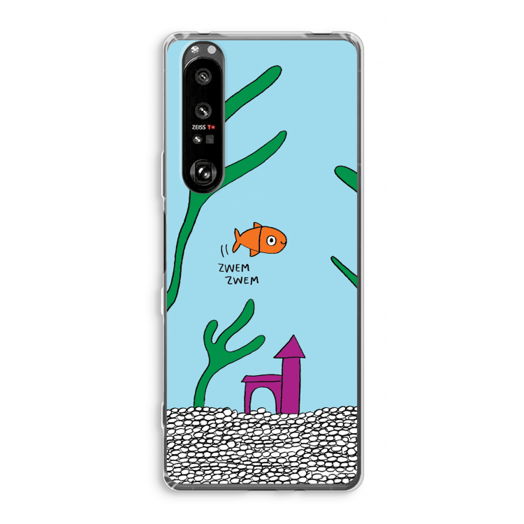Aquarium: Sony Xperia 1 III Transparant Hoesje