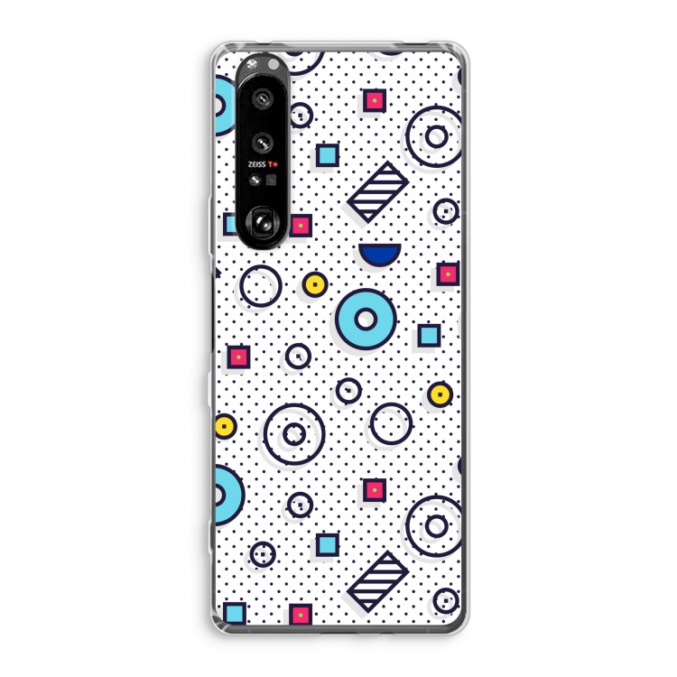 8-bit N°9: Sony Xperia 1 III Transparant Hoesje