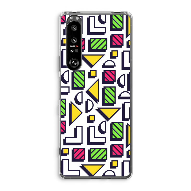 8-bit N°4: Sony Xperia 1 III Transparant Hoesje