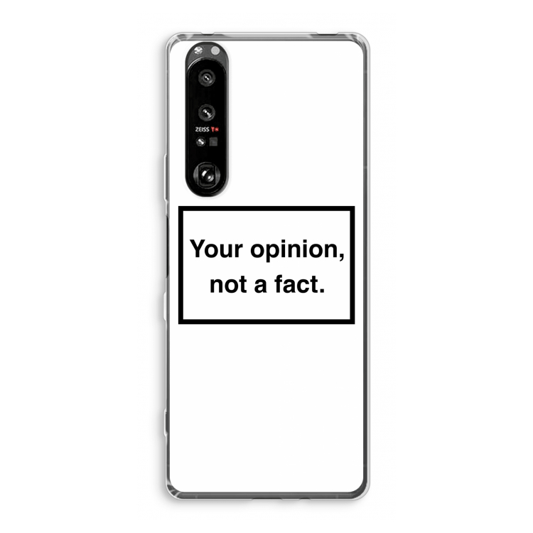 Your opinion: Sony Xperia 1 III Transparant Hoesje