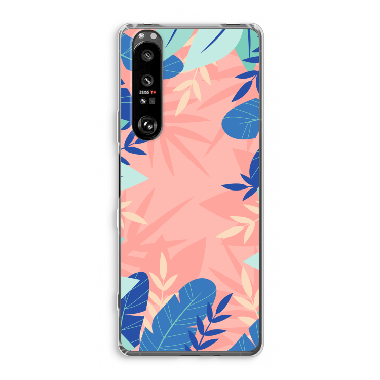 Tropisch: Sony Xperia 1 III Transparant Hoesje