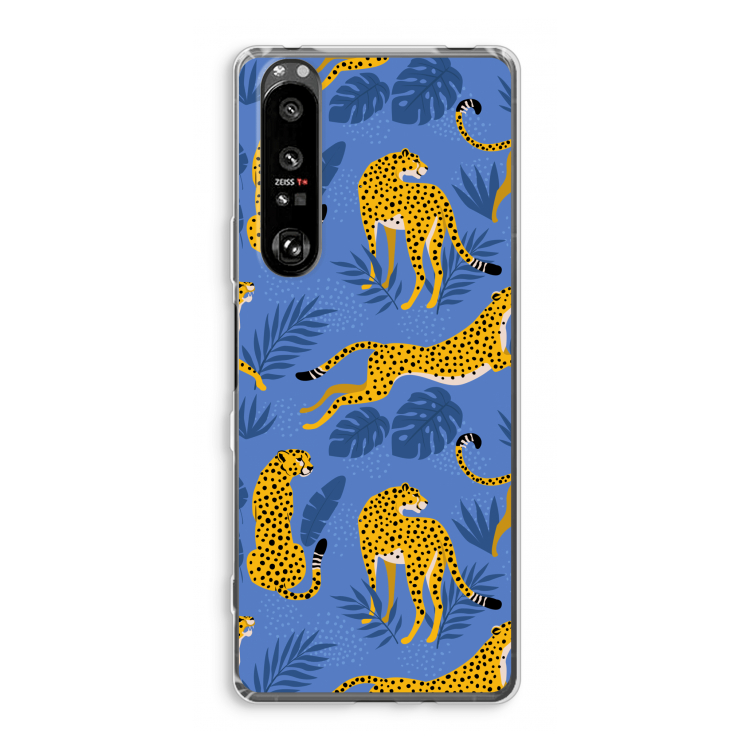 Luipaard: Sony Xperia 1 III Transparant Hoesje