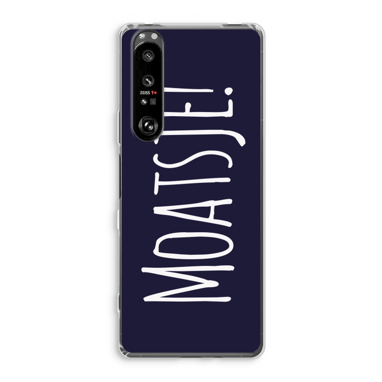 Moatsje!: Sony Xperia 1 III Transparant Hoesje