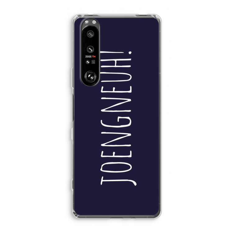 Joengneuh!: Sony Xperia 1 III Transparant Hoesje