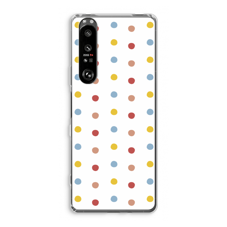Bollen: Sony Xperia 1 III Transparant Hoesje
