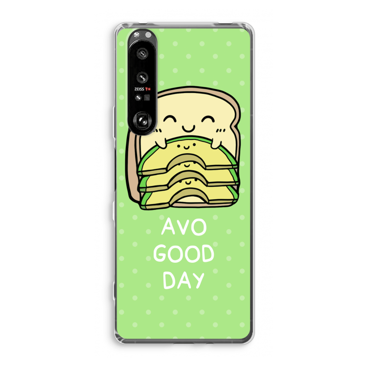 Avo Good Day: Sony Xperia 1 III Transparant Hoesje