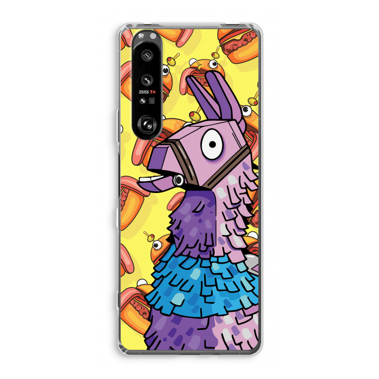 Loot Burger: Sony Xperia 1 III Transparant Hoesje