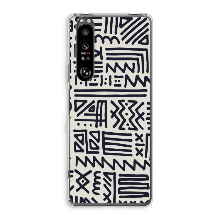 Marrakech print: Sony Xperia 1 III Transparant Hoesje