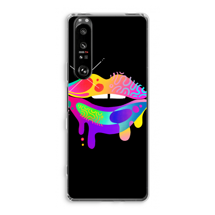Lip Palette: Sony Xperia 1 III Transparant Hoesje