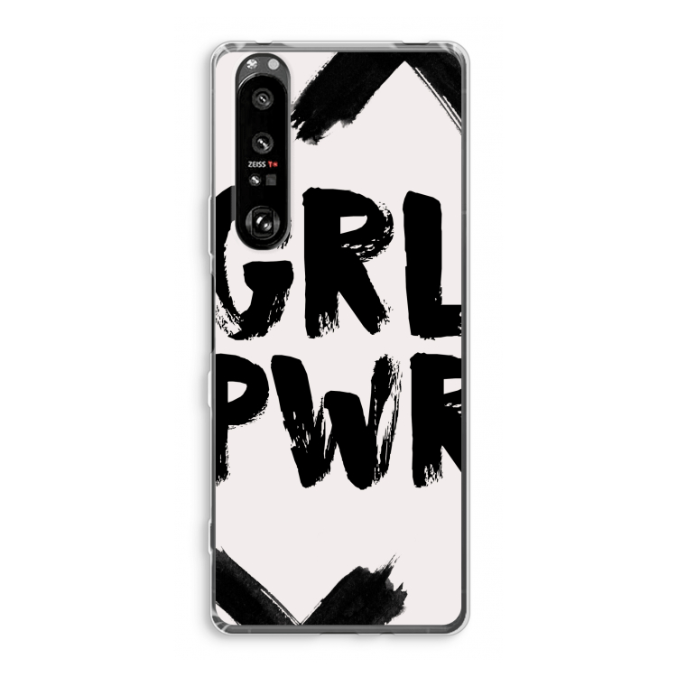 Girl Power #2: Sony Xperia 1 III Transparant Hoesje