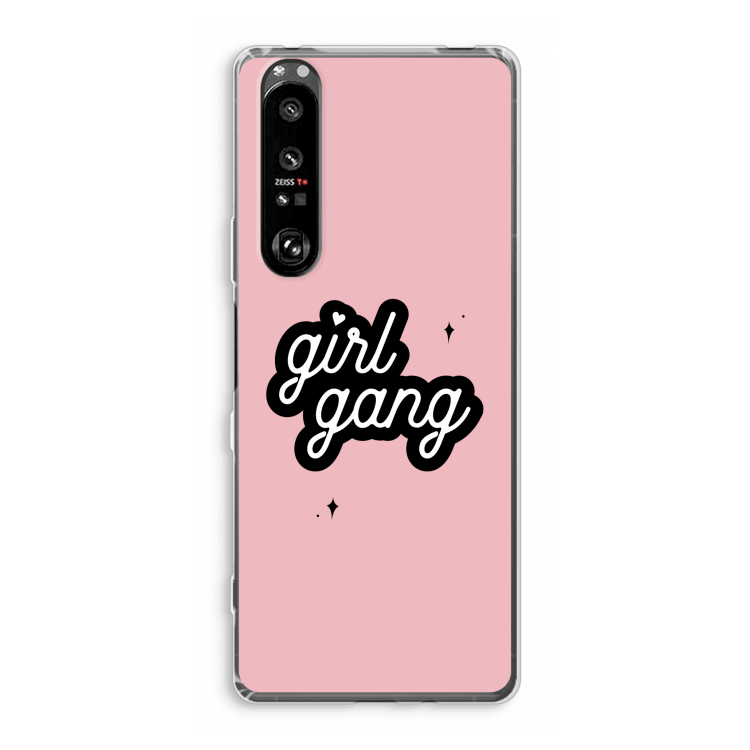 Girl Gang: Sony Xperia 1 III Transparant Hoesje