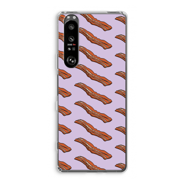 Bacon to my eggs #2: Sony Xperia 1 III Transparant Hoesje