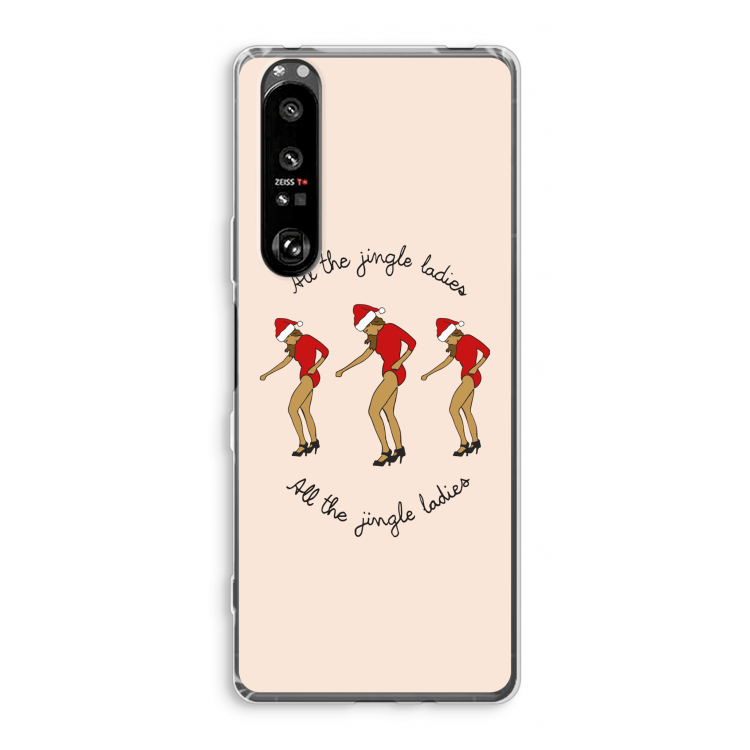 Jingle Ladies: Sony Xperia 1 III Transparant Hoesje