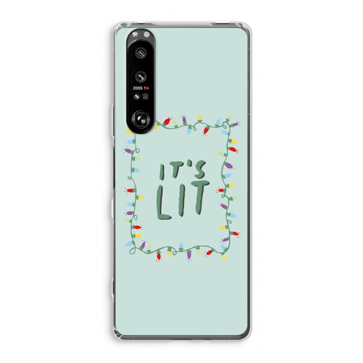 It's Lit: Sony Xperia 1 III Transparant Hoesje