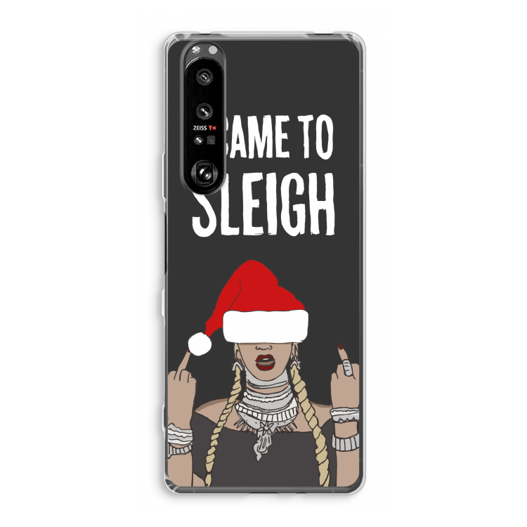 Came To Sleigh: Sony Xperia 1 III Transparant Hoesje