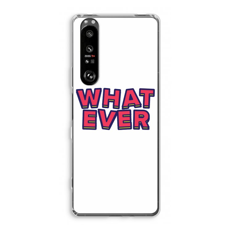 Whatever: Sony Xperia 1 III Transparant Hoesje