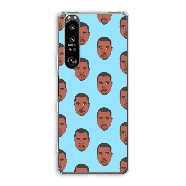 Kanye Call Me?: Sony Xperia 1 III Transparant Hoesje