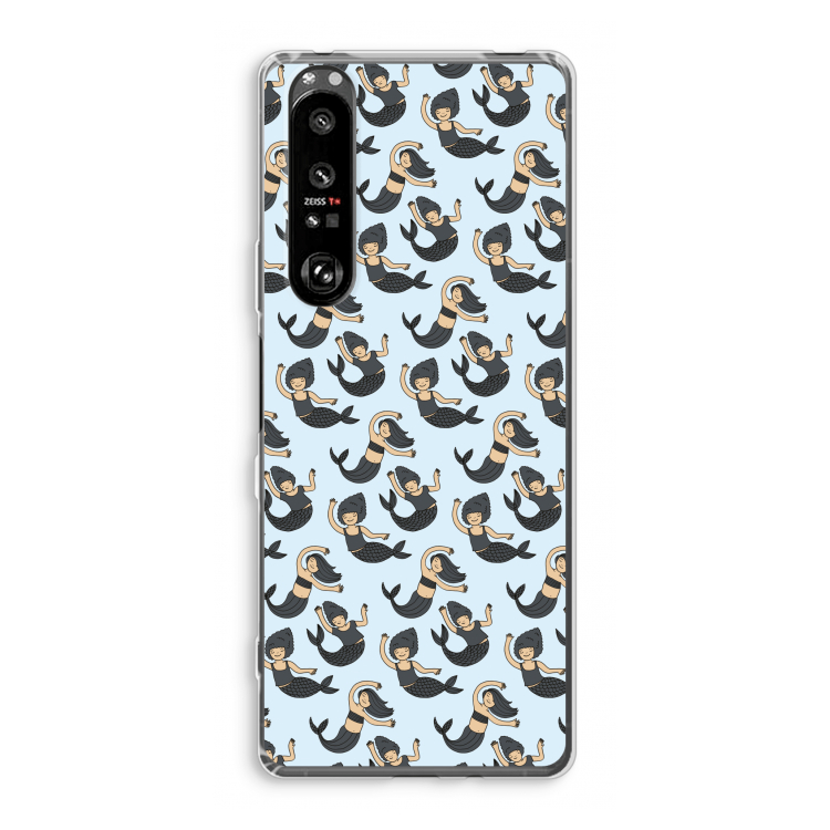 Zeemeermin: Sony Xperia 1 III Transparant Hoesje